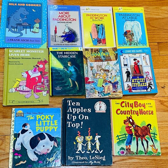 11 VNTG Children's Books Classics NancyDrew Seuss Paddington LGB Banks MORE VG/F - Picture 1 of 5